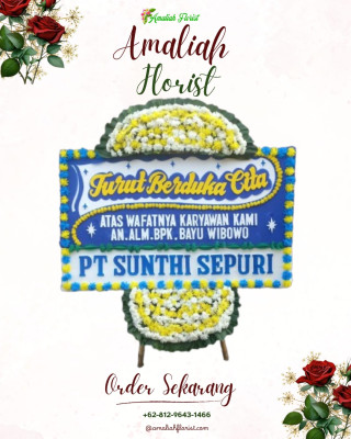 Papan Bunga Duka di Tamedan